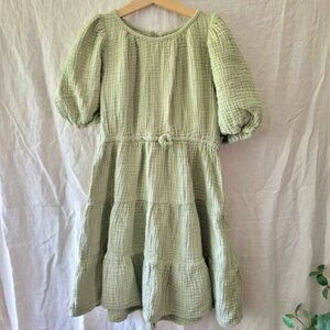 Zara Puff sleeve girls Dress (Size 10)